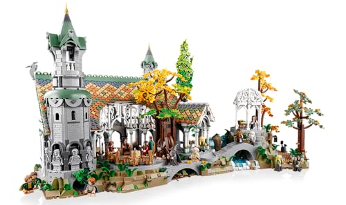 LEGO Icons The Lord of The Rings: Rivendell Building Model Kit for Adults, Construct and Display a Middle-Earth Valley with 15 Minifigures, A Great Gift for LOTR Fans and Movie-Lovers, 10316