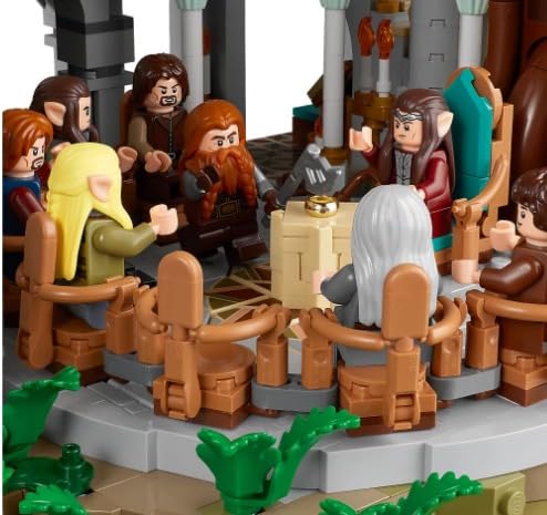 LEGO Icons The Lord of The Rings: Rivendell Building Model Kit for Adults, Construct and Display a Middle-Earth Valley with 15 Minifigures, A Great Gift for LOTR Fans and Movie-Lovers, 10316