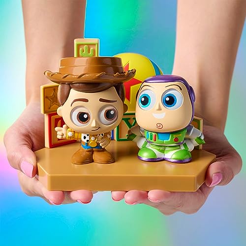 Just Play New Grand Entrance 3-inch Collectible Figures Buzz Lightyear and Woody, Officially Licensed Kids Toys for Ages 5 Up, Amazon Exclusive