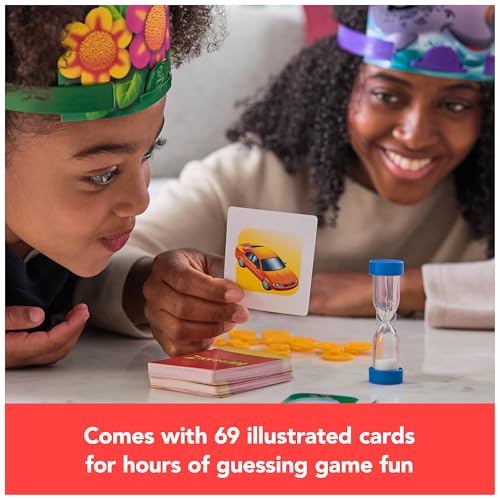 Hedbanz 2023 Edition Cards Picture Guessing Board Game- Family Games, Games for Family Game Night, Kids Games, Card Games for Families & Kids Ages 6 and Up