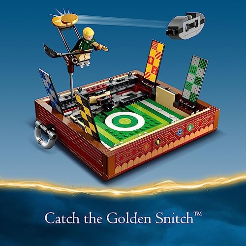 LEGO Harry Potter Quidditch Trunk 76416 Buildable Harry Potter Toy; Birthday Gift Idea for Kids Aged 9+; Open the Buildable Box to Reveal a Quidditch Playing Arena; Includes 4 Customizable Minifigures