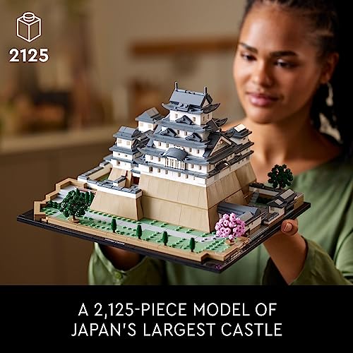 LEGO Architecture Landmarks Collection: Himeji Castle 21060 Building Set, Build & Display this Collectible Model for Adults, Fun Gift for Lovers of Japan, Famous Japanese Buildings, History and Travel