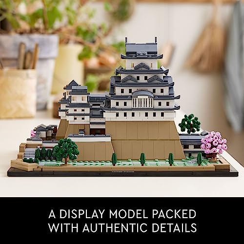 LEGO Architecture Landmarks Collection: Himeji Castle 21060 Building Set, Build & Display this Collectible Model for Adults, Fun Gift for Lovers of Japan, Famous Japanese Buildings, History and Travel