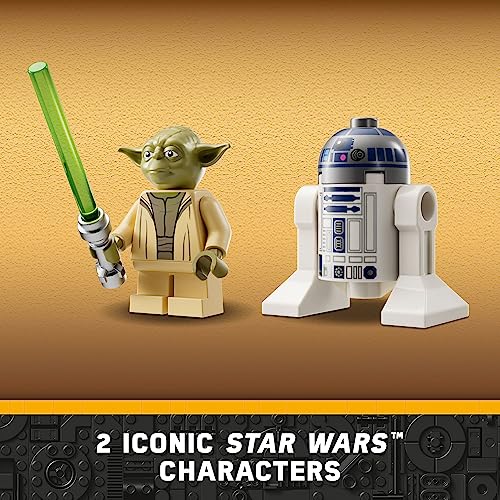 LEGO Star Wars: The Clone Wars Yoda’s Jedi Starfighter 75360 Star Wars Collectible for Kids Featuring Master Yoda Figure with Lightsaber Toy, Birthday Gift for 8 Year Olds or any Fan of The Clone Wars