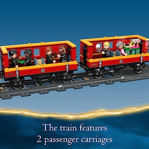 LEGO Harry Potter Hogwarts Express & Hogsmeade Station 76423 Building Toy Set; Harry Potter Gift Idea for Fans Aged 8+; Features a Buildable Train, Tracks, Ticket Office and 8 Harry Potter Minifigures