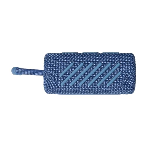 JBL Go 3 Eco: Portable Speaker with Bluetooth, Built-in Battery, Waterproof and Dustproof Feature - Blue