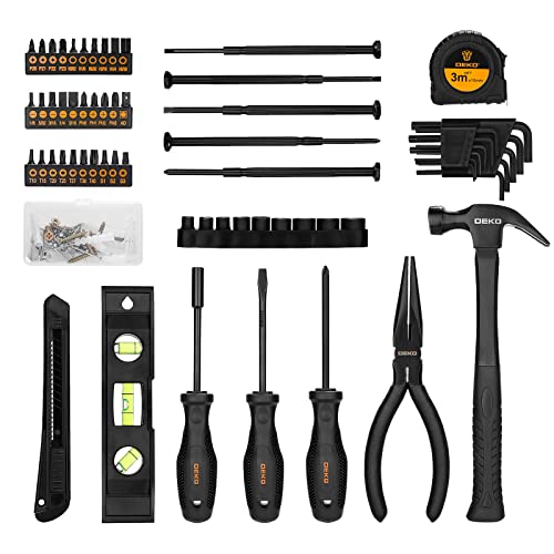 DEKOPRO Tool Kit Set Box Home Repair Tools Basic Hand Toolbox Sets 148Piece