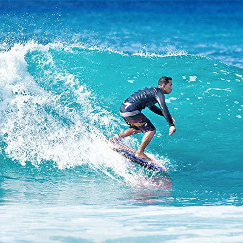 Body Board for Beach 42 Inch Bodyboard American Flag Surf Boards with EPS Core Wrist Leash HDPE Slick Bottom Perfect Surfing for Teens Adults Kids Beginners and Any Surf Rider Level