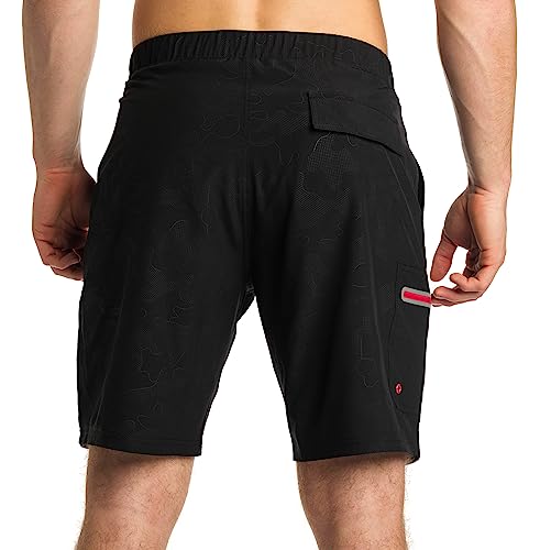 ZeroXposur Mens Plunge Swim Shorts 9" - Stretch Mens Swim Trunks - Men's Swimwear - Mens Bathing Suit with UPF 50+ Protection