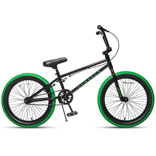 Crossea 18 20 Inch Freestyle BMX Bike for Over 5 Years Old Kids and Beginner-Level Rider, Multiple Colors