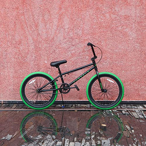 Crossea 18 20 Inch Freestyle BMX Bike for Over 5 Years Old Kids and Beginner-Level Rider, Multiple Colors