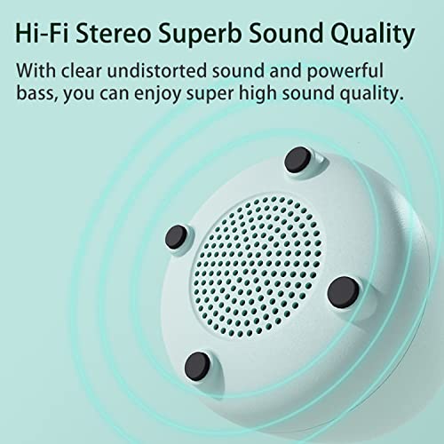 Bluetooth Speaker with Lights, Bear Wireless Speaker with Adjustable Dual Night Light for Kawaii Room Decor, Bedroom Birthday Gifts for Teen Girls Kids Cute Stuff