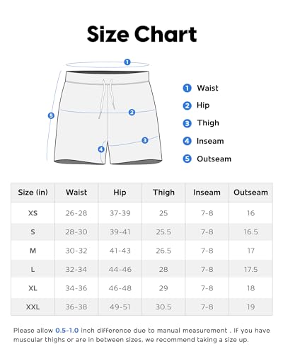 maamgic Mens Swim Trunks with Compression Liner 7 Inch Inseam Mens Bathing Suit Quick Dry Mens Swimming Trunks Swimsuit