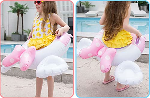 New Baby Swimming Pool Floats for Toddler Kids 0-8 Years Under 44lb, Inflatable Swim Ring Water Raft with Seat for Summer Beach Outdoor Children Infant Bath Toys