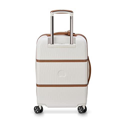 DELSEY Paris Chatelet Air 2.0 Hardside Luggage with Spinner Wheels, Angora, 2 Piece Set 20/Backpack