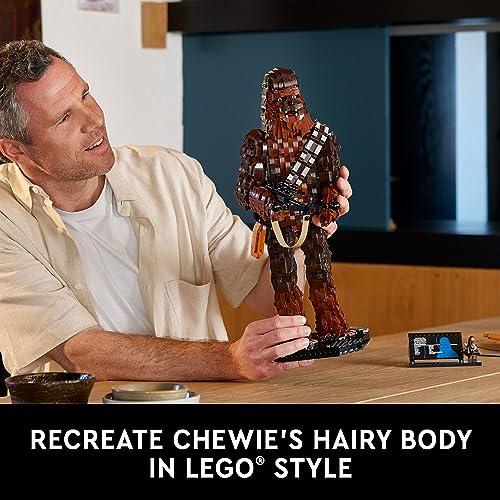 LEGO Star Wars Chewbacca, Buildable Star Wars Collectible for Adults, Build and Display Chewbacca Collectible, Fun Star Wars Gift for Teens, Adults or Any Star Wars Original Trilogy Fan, 75371