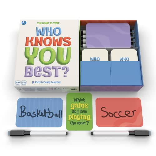 Skillmatics Card Game - Who Knows You Best, Family Party Game for Boys, Girls, Kids, Teenagers and Adults, Fun for Game Night, Gifts for Ages 8, 9, 10 and Up