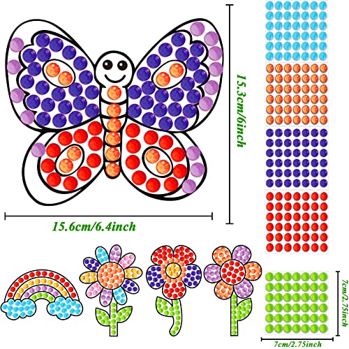 Summer Flower Arts and Crafts, Summer Art Crafts Suncatcher Kits for Children Kids at 6-8, DIY Diamond Painting Kits for Girls at 4 5 10 12