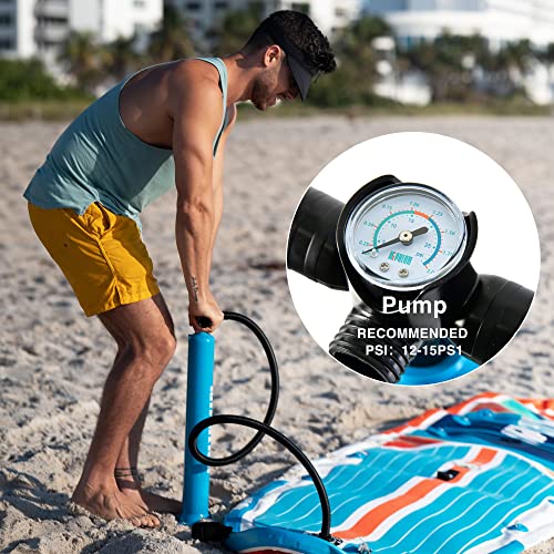 Inflatable Stand Up Paddle Board with SUP Accessories, Anti-Slip EVA Deck, 10’6’’ Inflatable Paddle Boards for Adults & Youth of All Skill Levels