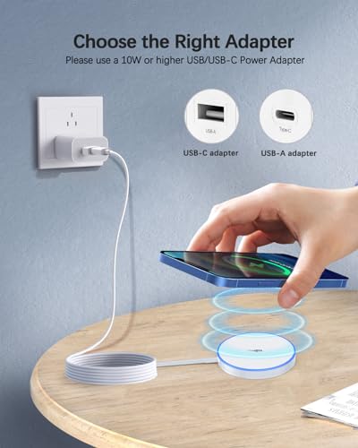 Magnetic Wireless Charger 15w Apple Mag-Safe Charger for iPhone 16 Pro Max/16 Pro/16/16 Plus/15/14/13/12 Series AirPods 3/2/Pro/Pro 2 LED Magnet Charging Pad Mag Safe Charger with Dual Charging Ports