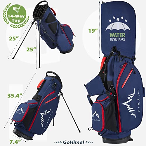 14-Way Golf Stand Bag, Golf Bag with Stand - Lightweight & Durable Golf Club Bag for Men & Women