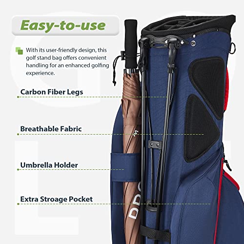 14-Way Golf Stand Bag, Golf Bag with Stand - Lightweight & Durable Golf Club Bag for Men & Women