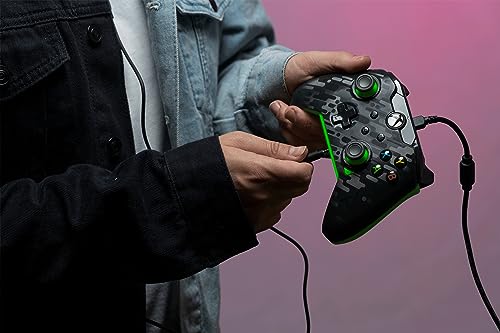 PDP Wired Controller: Neon Carbon - Xbox Series X|S, Xbox One, Xbox, Windows 10/11