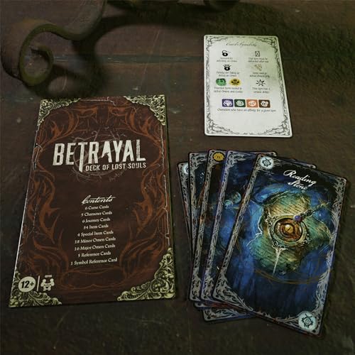 Betrayal Deck of Lost Souls Card Game | Tarot-Inspired Secret Roles Game | Ages 12 and Up | 3 to 5 Players | 20 Mins. Avg. | Cooperative Strategy Games