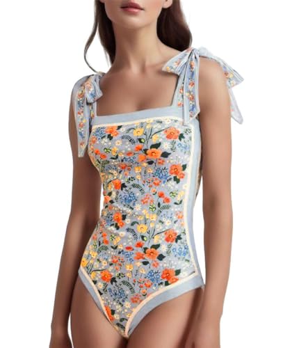 Reversible Floral Sexy One Piece Bathing Suit for Women One Piece Swimsuit Womens One Piece Swimsuits Womens Swimsuits