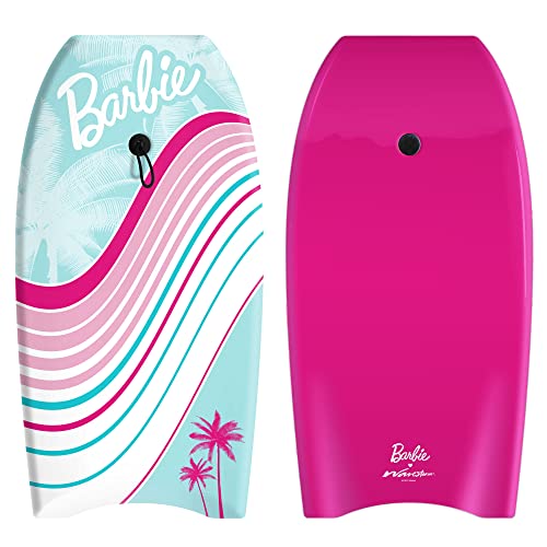 Barbie™ Signature 36in Bodyboard by Wavestorm 2-Pack | Graphic top Deck with high Density Slick Bottom | for Kids and Adults |Foam Construction with Accessories | Basic Leash Included