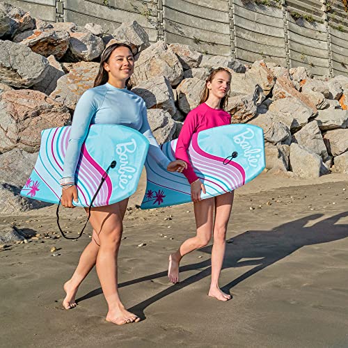 Barbie™ Signature 36in Bodyboard by Wavestorm 2-Pack | Graphic top Deck with high Density Slick Bottom | for Kids and Adults |Foam Construction with Accessories | Basic Leash Included