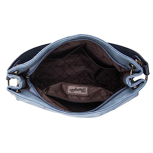 Wrangler Hobo Bags for Women Vegan Leather Top Handle Shoulder Purses and Handbags