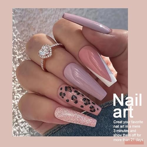 Arte Clavo Gel Nail Polish Set, 6 Colors Pink Glitter Gel Polish Set Pink Red Nail Polish Gel All Seasons Nail Art Soak Off Gel Nail Kit DIY Home Salon 2024 Nail Gifts for Women Girls 632…