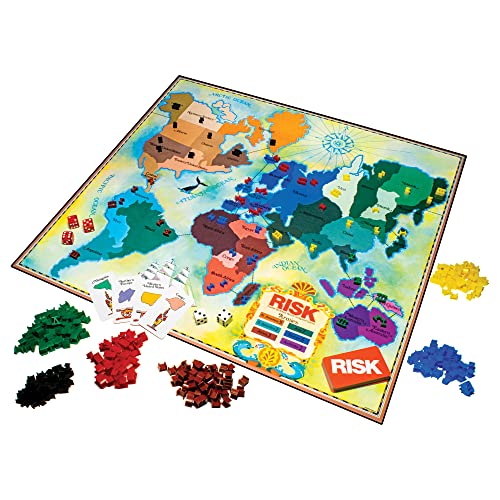 Risk The 1980's Edition With Original 1980's Artwork and Components by Winning Moves Games USA, Strategy Board Game of World Domination for 2 to 6 Players, Ages 8+