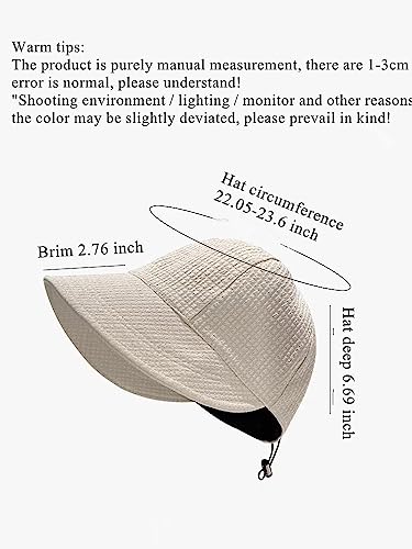 2024 New Womens Sun Hats Women's Outdoor UV-Protection-Foldable Beach Hats,Wide Brim Summer Fisherman's Caps UPF 50+