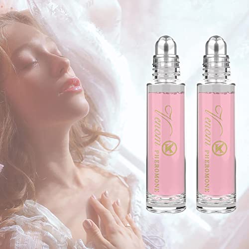 Women Pheromone Perfume - Long-lasting and Addictive Personal Roll-on Pheromone Perfume Oil Fragrance - Cologne for Women to Attract Men (Pack of 2)