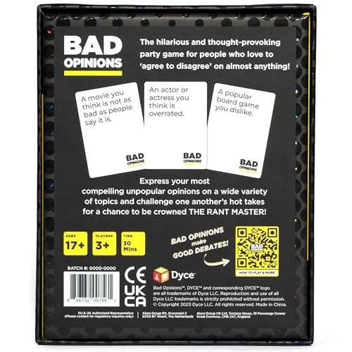 Party Game - The Hilarious Adult Card Game of Hot Takes & Sizzling Debates - Perfect for Fun Parties and Board Games Night with Your Group