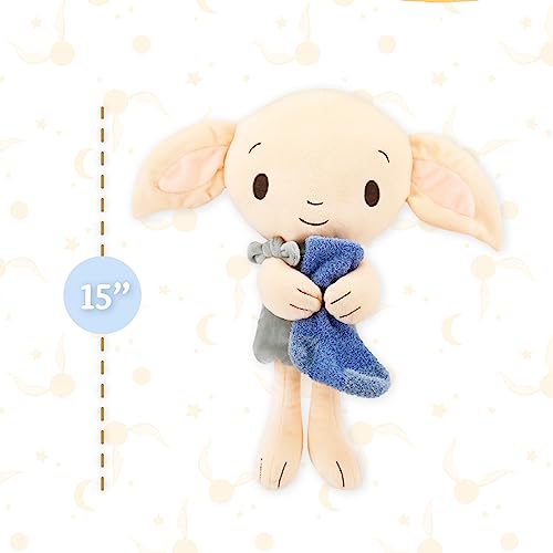 KIDS PREFERRED Harry Potter Dobby Plush Weighted Stuffed Animal The Lovable House Elf Holding His Iconic Sock for Babies, Toddlers, and Kids 15 inches