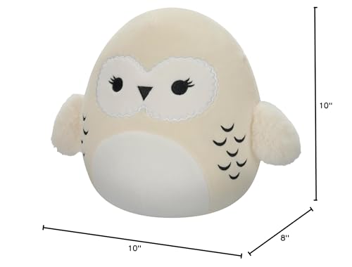 Squishmallows Original Harry Potter 10-Inch Hedwig Plush - Medium-Sized Ultrasoft Official Jazwares Plush