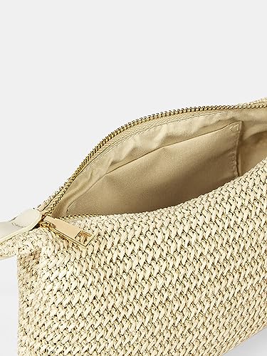 Verdusa Women's Straw Woven Shoulder Bag Tote Handbag Summer Beach Purse