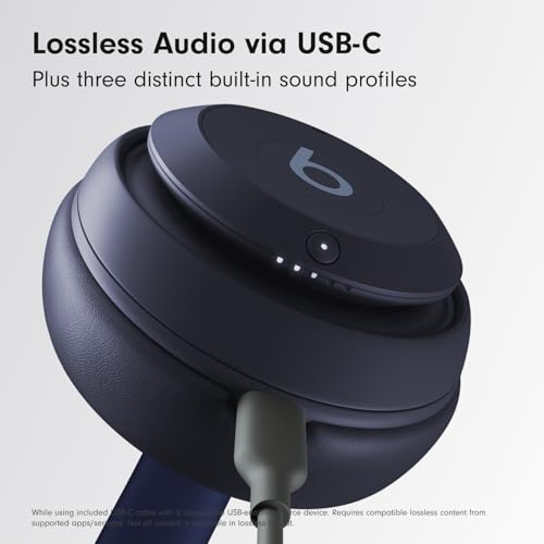 Beats Studio Pro - Wireless Bluetooth Noise Cancelling Headphones - Personalized Spatial Audio, USB-C Lossless Audio, Apple & Android Compatibility, Up to 40 Hours Battery Life - Navy