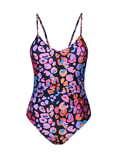 CUPSHE Women's One Piece Swimsuits Bathing Suits Cutout V Neck Tummy Control Adjustable Straps O Ring