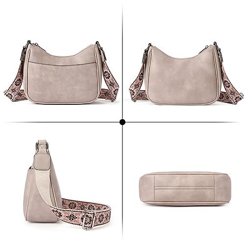 CLUCI Crossbody Bags Purses for Women, Leather Summer Cross Body Bags with Adjustable Strap, Women's Shoulder Handbags 2024