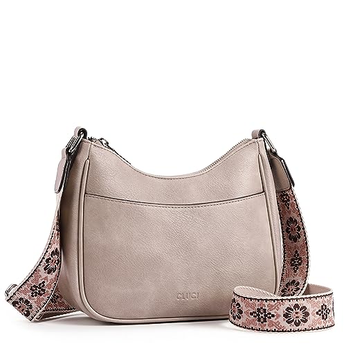 CLUCI Crossbody Bags Purses for Women, Leather Summer Cross Body Bags with Adjustable Strap, Women's Shoulder Handbags 2024