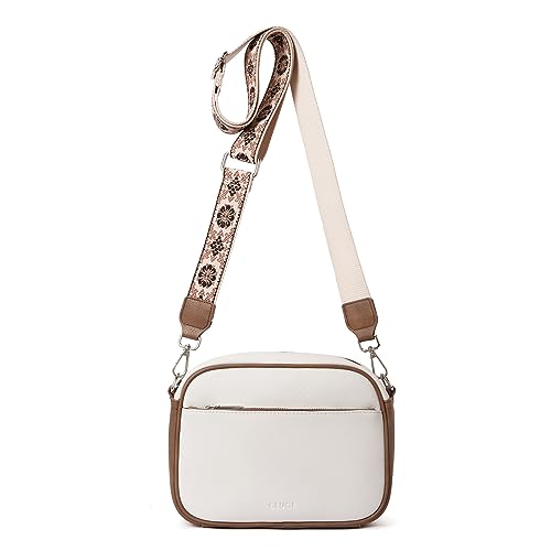 CLUCI Crossbody Bags for Women, Vegan Leather Shoulder Handbags 2024，Purses for Women with Adjustable Wide Strap