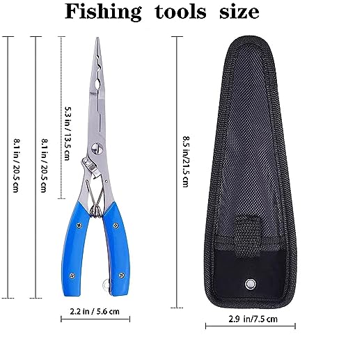 Upgraded Multi-Functional Fishing Pliers, Fish Beak Clip, Separation Ring, Flying Fishing Tool Set, Ice Fishing, Fishing Equipment, Men's Fishing Gift