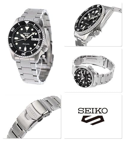 SEIKO 5 Sports Automatic Black Dial 38mm Watch SRPK29