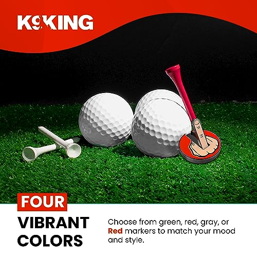 Ultimate Middle Finger Golf Ball Marker with Magnetic Hat Clip | Alignment Ball Mark | Funny Golf Accessories - Great Gift for Golf Lovers Golf Cap Premium Gifts - Golf Enthusiasts Gifts
