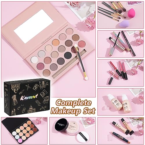 Makeup Sets Teens Makeup Kit for Women Full Kit Makeup Kits for Women Gift Eyeshadow Palette Concealer Palette Foundation Makeup Powder Makeup Kit for Teenagers