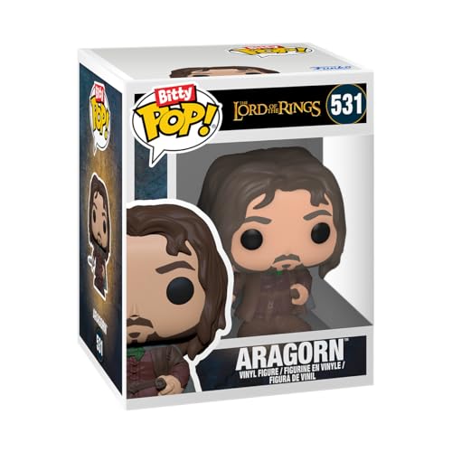 Funko Bitty Pop!: Lord of The Rings Mini Collectible Toys 4-Pack - Frodo Baggins, Gandalf, Gollum, & Mystery Chase Figure (Styles May Vary)